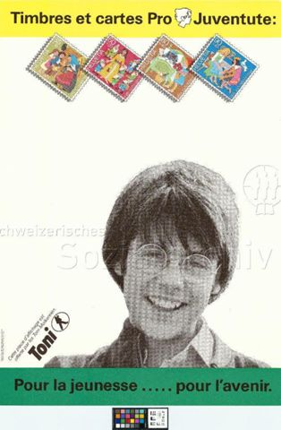 "Timbres et cartes Pro Juventute: Pour la jeunesse... pour l'avenir.", Briefmarken- und Kartenverkauf der Pro Juventute, 1985