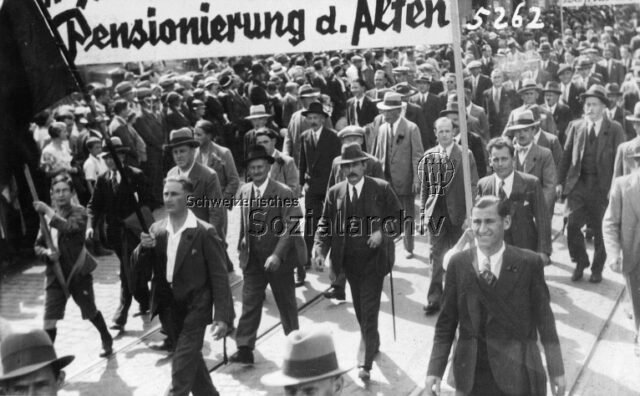 1. Mai-Umzug 1934, Zürich (Glaser, Linoleumleger, Schreiner, Tapezierer, Bodenleger)