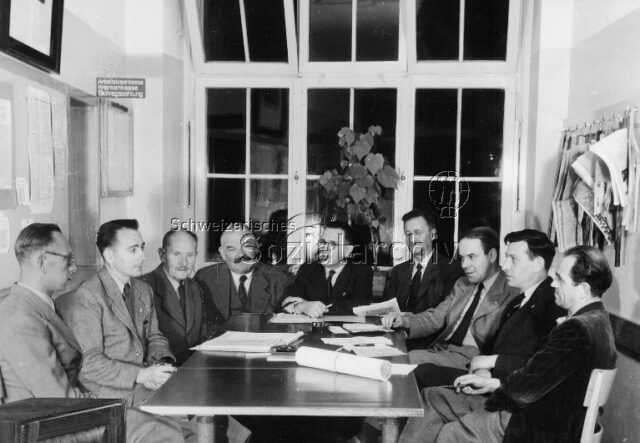 Jubiläumskomitee mit Ehrenpräsidium (100 Jahre Holzarbeiter Zürich)