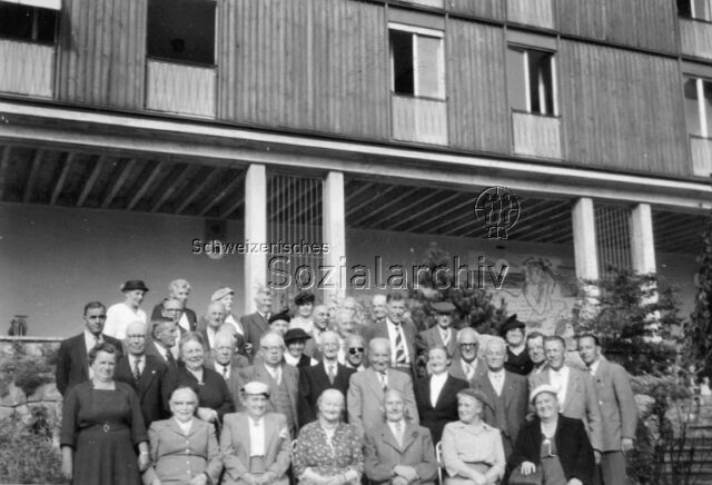 Ausflug von pensionierten Gewerkschaftsmitgliedern (4. Sept. 1956)