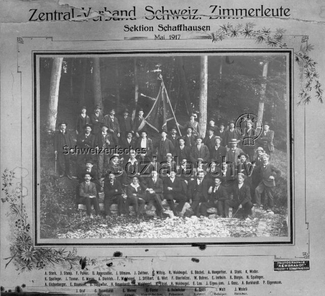 Zentralverband Schweizerischer Zimmerleute, Sektion Schaffhausen