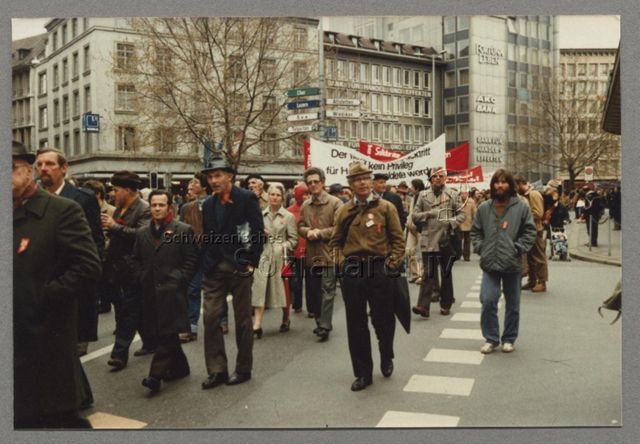 1. Mai, Umzug, Zürich, 1982