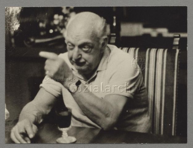 Porträt von Otto Brunner, um 1970