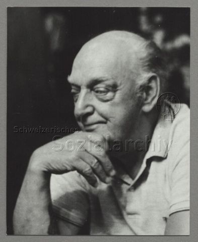 Porträt von Otto Brunner, um 1970