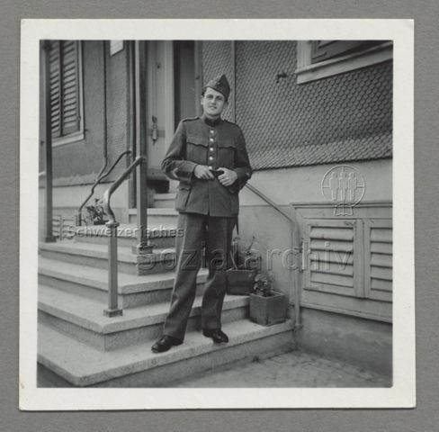 Tomi Lechleiter in der RS in St. Gallen, 1932
