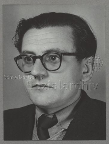 Porträt Jakob "Tomi" Lechleiter, Mann von Rosel Iltis und Stiefsohn von Georg Lechleiter, 1947