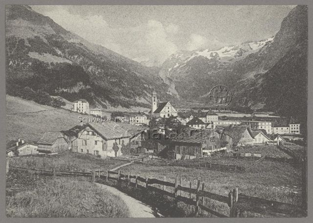 Engelberg, alte Dorfpartie