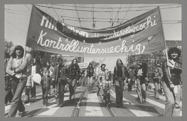 FBB (Frauenbefreiungsbewegung) am 1. Mai 1976 in Zürich