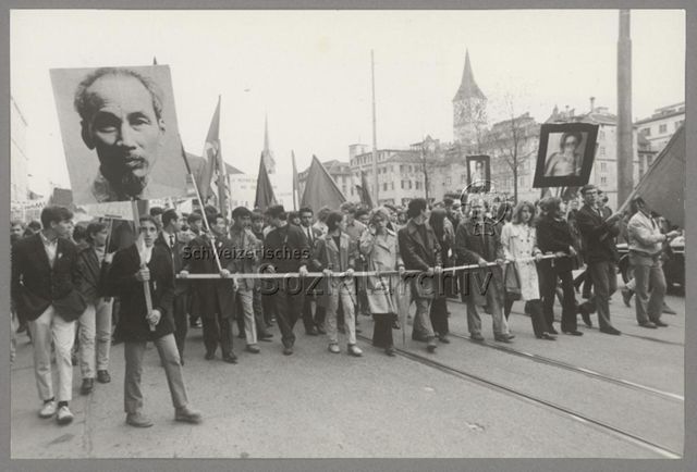 1. Mai 1968, Demonstrationszug: Neue Linke und Fremdarbeiter