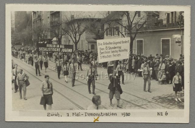 Zürich, 1. Mai-Demonstration 1930