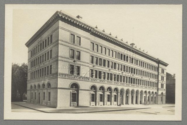 Zürich. Schweiz. Nationalbank