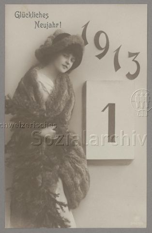 Glückliches Neujahr! Januar 1913