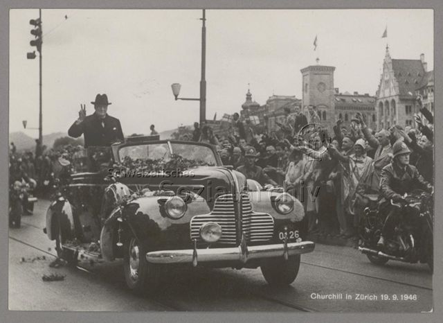 Churchill in Zürich, 19.09.1946