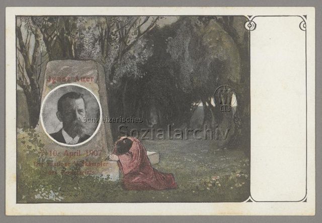 Ignaz Auer, † 10.04.1907
