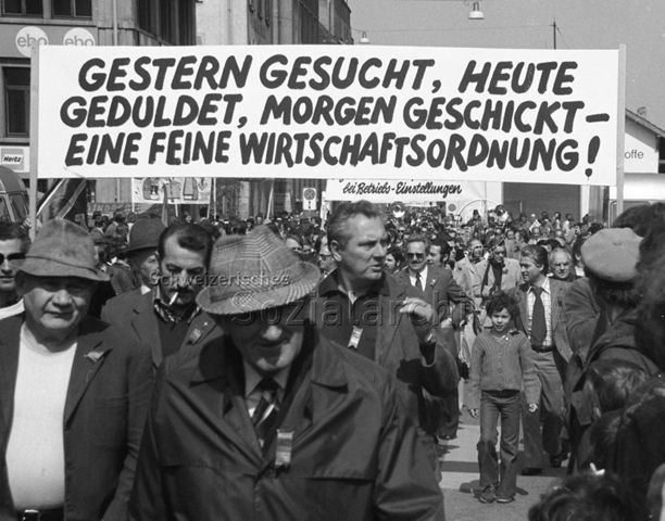 1. Mai 1976 in Zürich