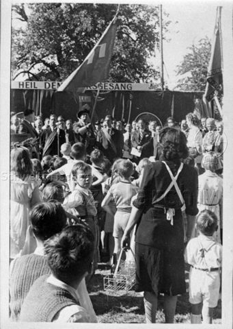 Fahnenweihe Arbeiter-Männerchor "Eintracht" Schlieren, 1948