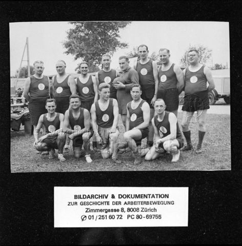 Fussball-Grümpelturnier der VBZ, Gruppensieger Musik VBZ, 1949