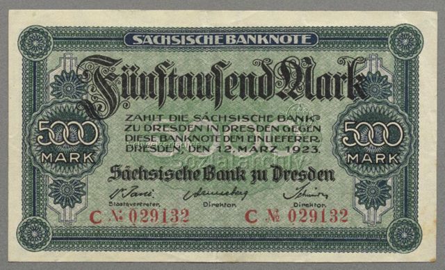 Deutsche Banknoten während Inflation und Hyperinflation 1919-1923