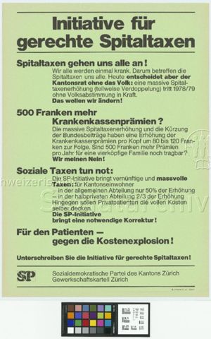 Initiative für gerechte Spitaltaxen