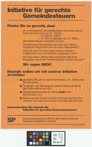 Initiave für gerechte Gemeindesteuer