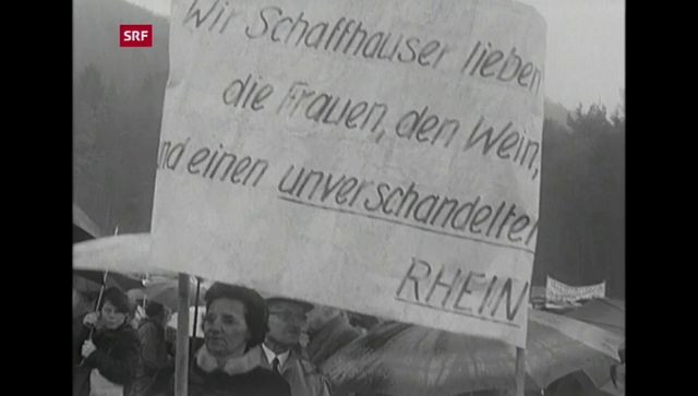 Pro-Rhein Demonstration