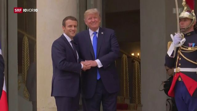 Emmanuel Macron drückt bei Donald Trump auf die richtigen Knöpfe