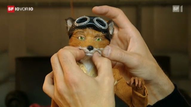 Animationsfilm \"Fantastic Mr. Fox\" mit Puppen