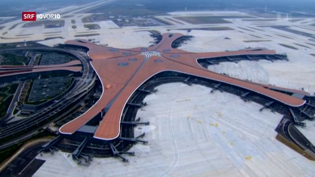 China - neuer Internationaler Mega-Flughafen Daxing