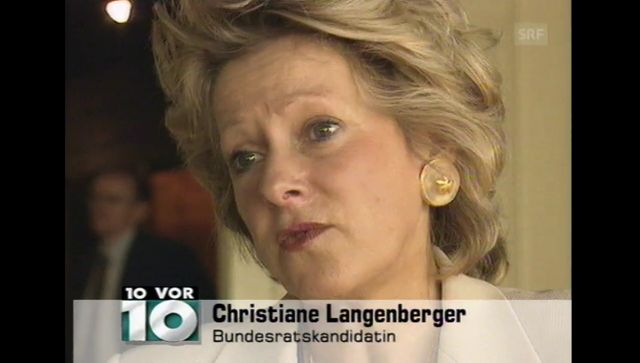 Bundesrats-Kandidatur Christiane Langenberger