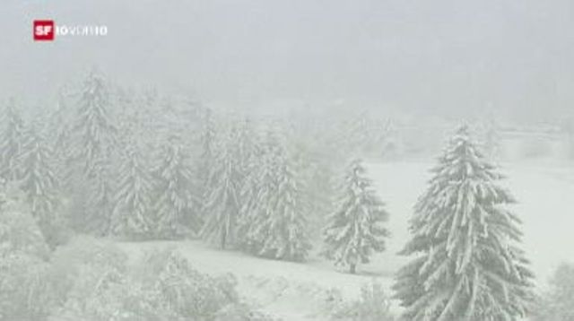 Wintereinbruch Schweiz