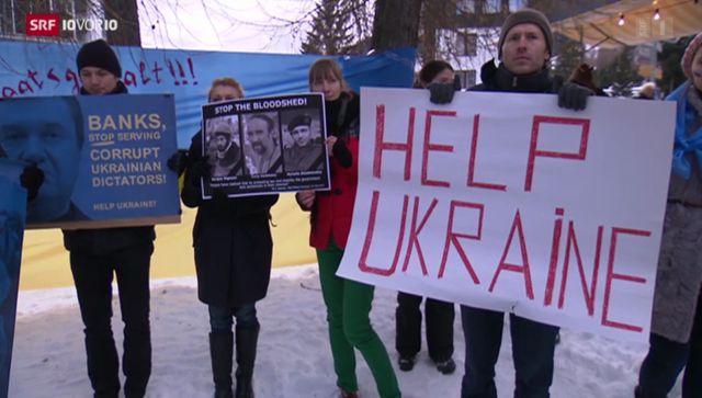 Demonstranten-Demütigungs-Video Ukraine