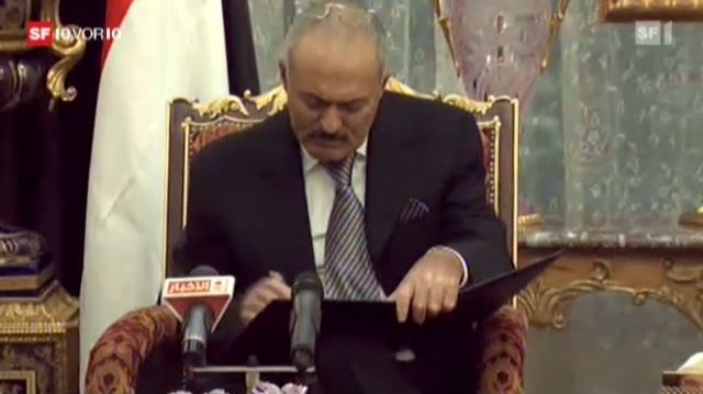 Volksaufstand Jemen \/ Rücktritt Saleh