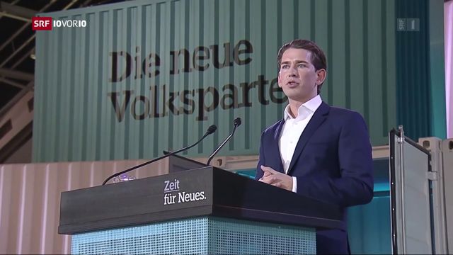 Sebastian Kurz besucht die Schweiz