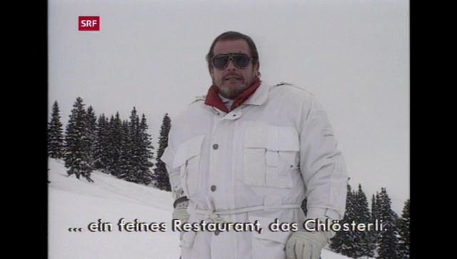 Roger Moore in Gstaad