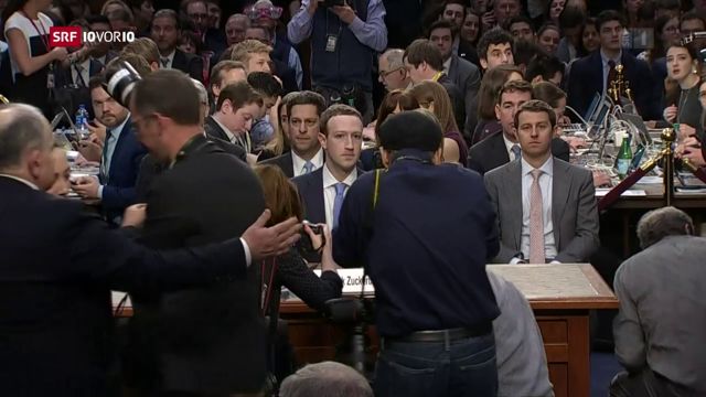 Hearing Zuckerberg zu Facebook