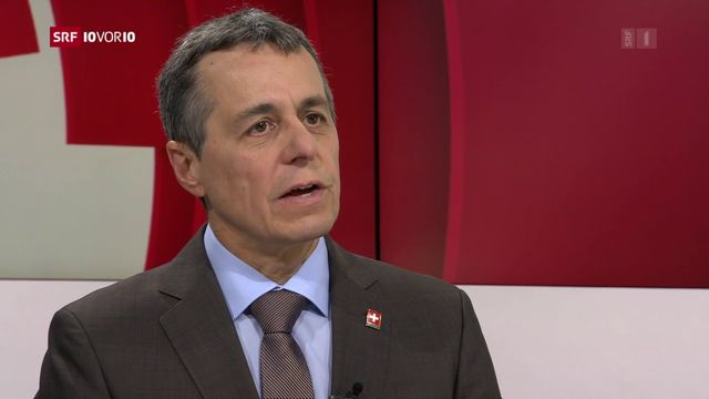 Gespräch mit Ignazio Cassis zum Rahmenabkommen