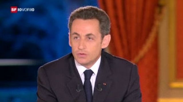 Duplex TV-Interview Nicolas Sarkozy