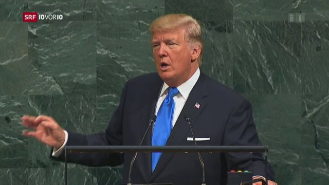 Donald Trump droht mit der «totalen Vernichtung» Nordkoreas