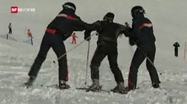 Pisten-Polizei gegen Ski-Raser