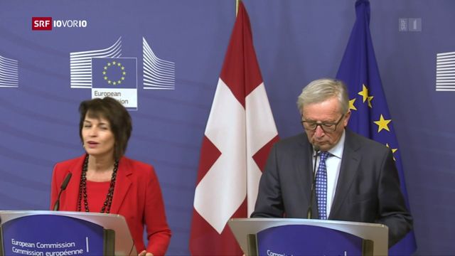 EU und die Schweiz: Es geht vorwärts