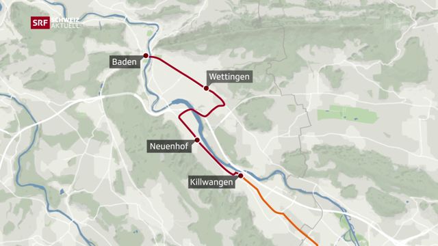 Kanton Aargau will Limmattalbahn bis Baden