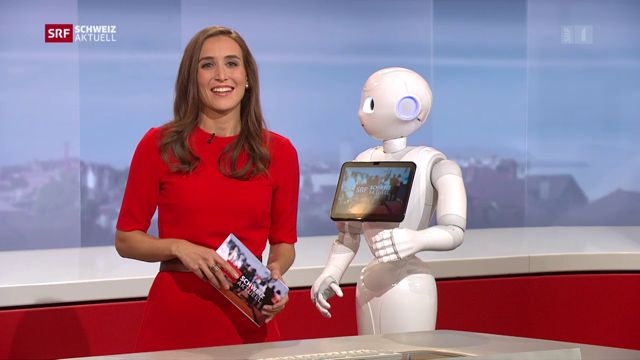 Anmoderation mit Roboter Pepper