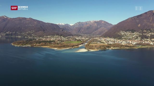 Erhöhung Wasserstand des Lago Maggiore