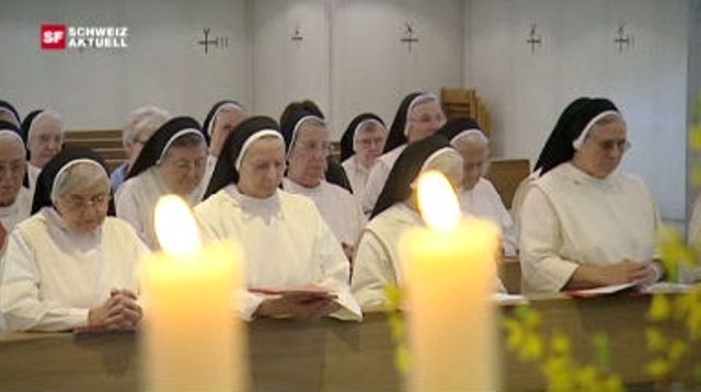 Ordensschwestern beten für Bundesrätin Eveline Widmer-Schlumpf
