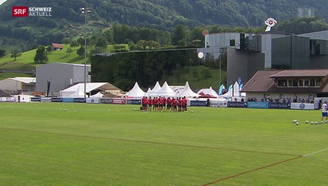 Fussball int Weltmeisterschaft \/ Trainingslager Team Schweiz Weggis