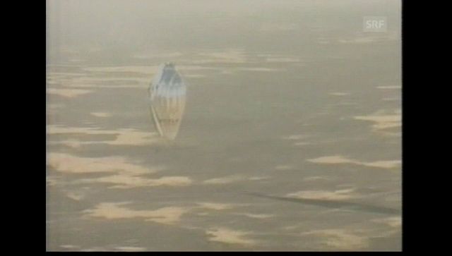 Landung Orbiter 3 in der Wüste