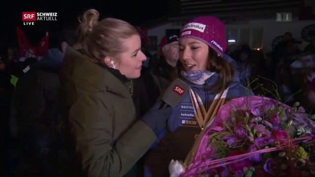 Ski Alpin Weltmeisterschaft \/ Empfang Wendy Holdener