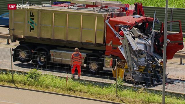 Unfall Tagesbaustelle A3