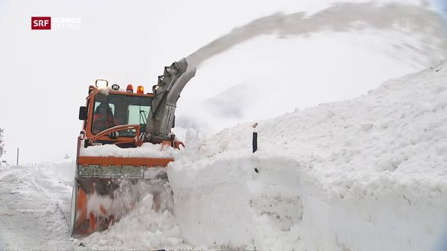 Der Kampf gegen die Schnee-Massen