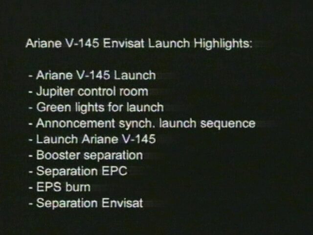 Envisat 2002 (Environmental Satellite): Ariane V-145 - Launch Highlights